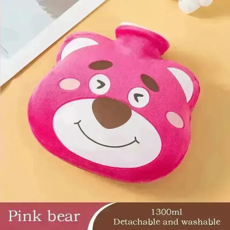 Strawberry Bear Relief Hot Water Bag - Bear Hugs