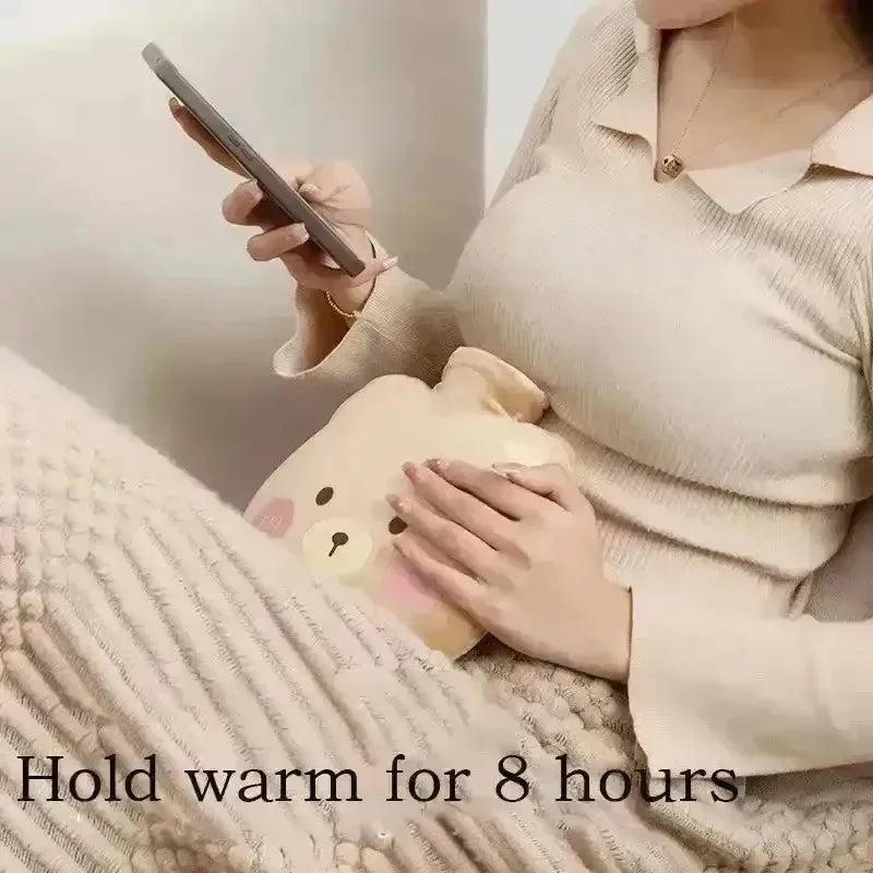 Strawberry Bear Relief Hot Water Bag - Bear Hugs
