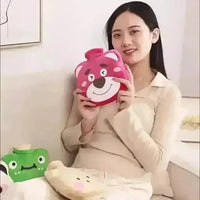 Strawberry Bear Relief Hot Water Bag - Bear Hugs
