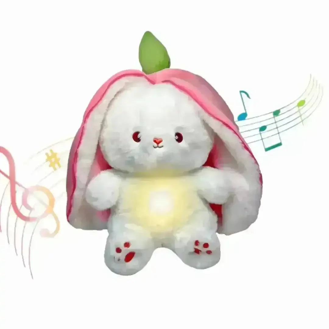 Strawberry Carrot Bunny Breathing Plushie - Bear Hugs