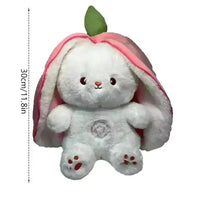 Strawberry Carrot Bunny Breathing Plushie - Bear Hugs