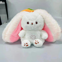 Strawberry Carrot Bunny Breathing Plushie - Bear Hugs