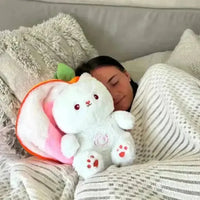 Strawberry Carrot Bunny Breathing Plushie - Bear Hugs