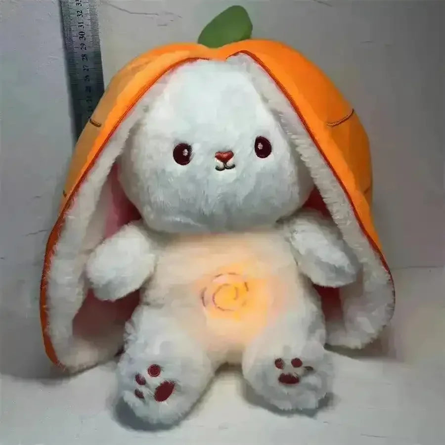 Strawberry Carrot Bunny Breathing Plushie - Bear Hugs