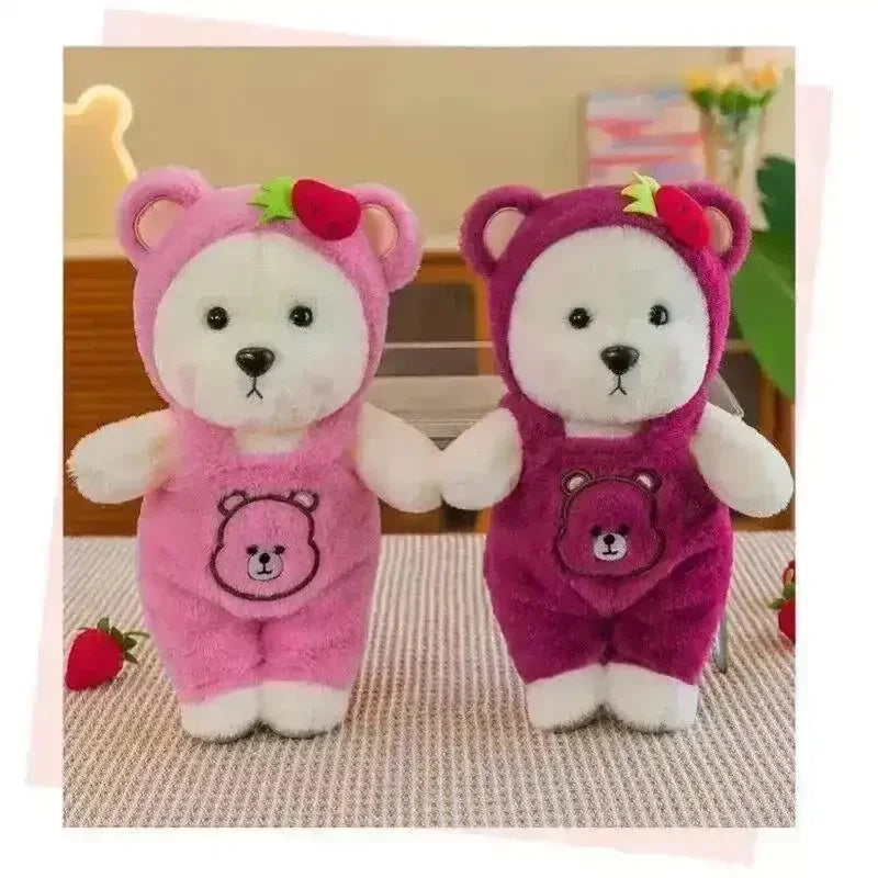Strawberry Lina Bear Cosplay Plushie - Bear Hugs