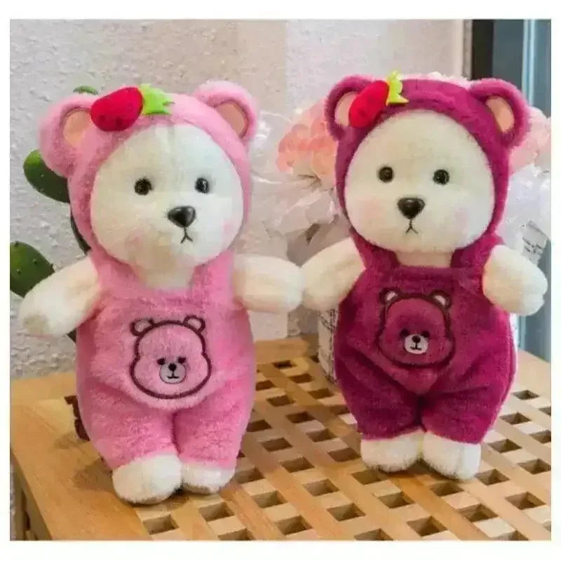 Strawberry Lina Bear Cosplay Plushie - Bear Hugs