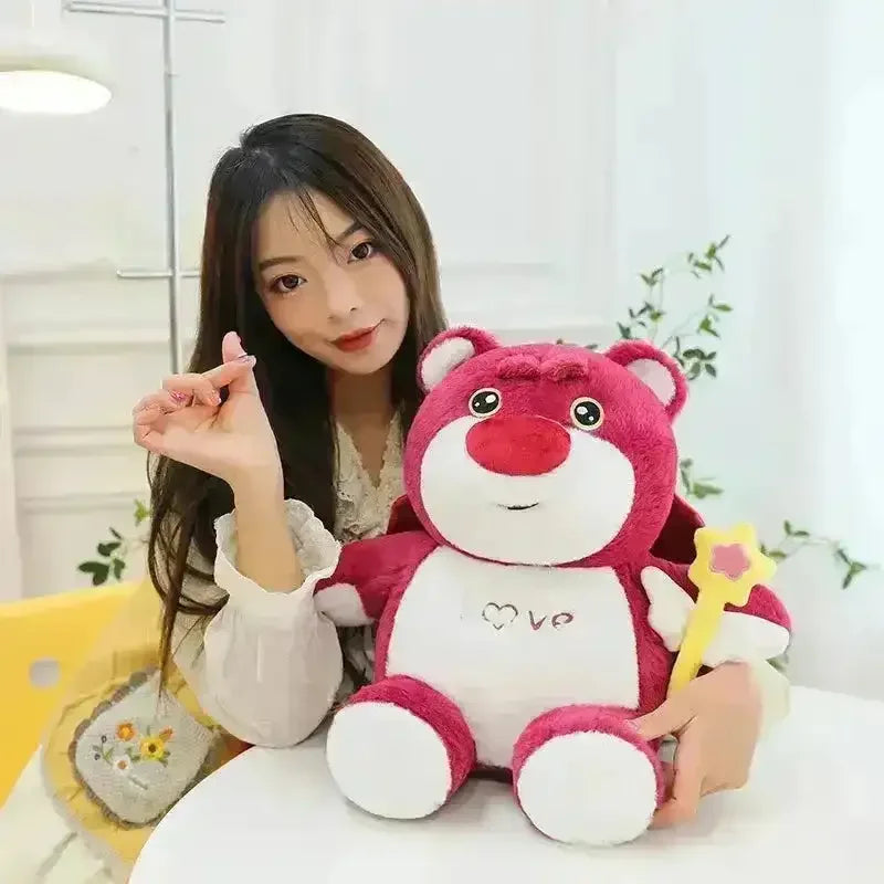 Strawberry Love Bear Plushie - Bear Hugs