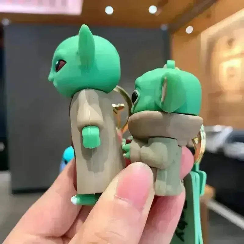 Stunning Baby Yoda 3D Keychain - Bear Hugs