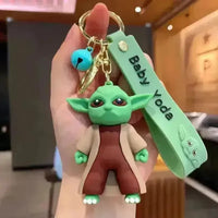 Stunning Baby Yoda 3D Keychain - Bear Hugs