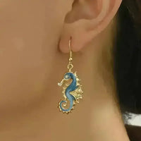 Stunning Seahorse Dangle Earrings - Bear Hugs