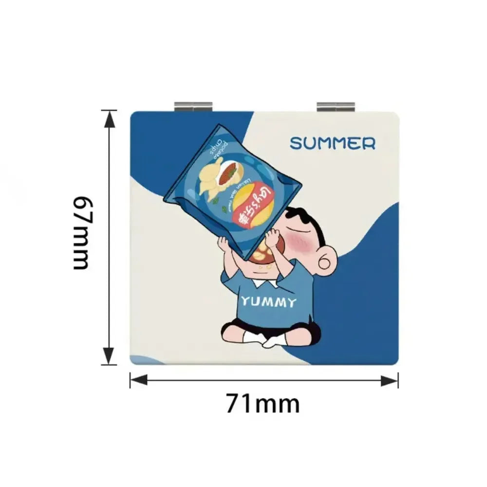Stylish & Portable Shinchan Compact Mirror - Bear Hugs