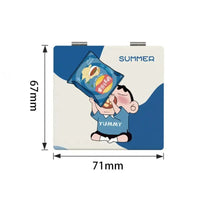 Stylish & Portable Shinchan Compact Mirror - Bear Hugs