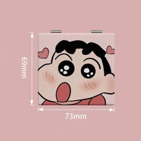 Stylish & Portable Shinchan Compact Mirror - Bear Hugs