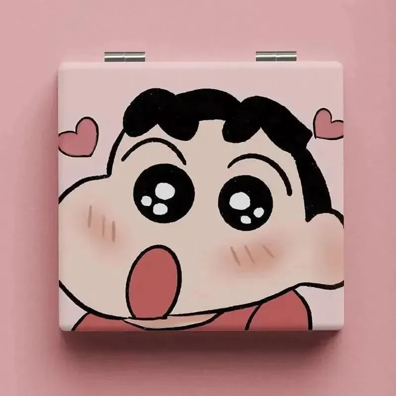 Stylish & Portable Shinchan Compact Mirror - Bear Hugs