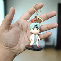 Stylish BTS 3D Figurine Keychains - Bear Hugs