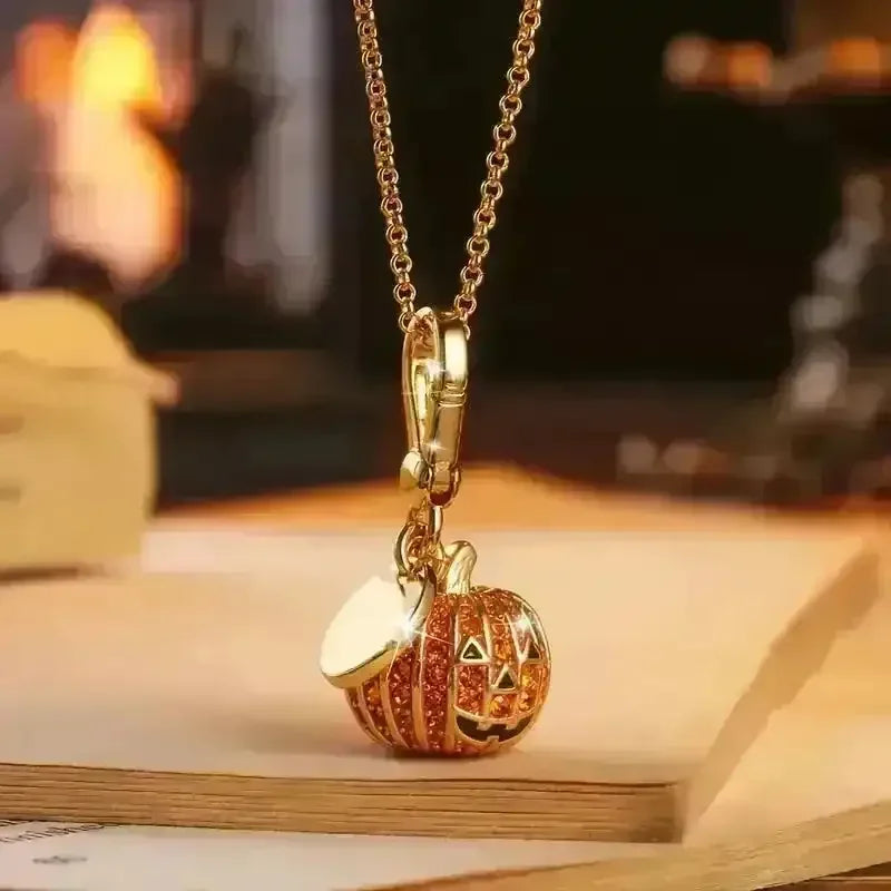 Stylish Halloween Pumpkin Pendant - Bear Hugs