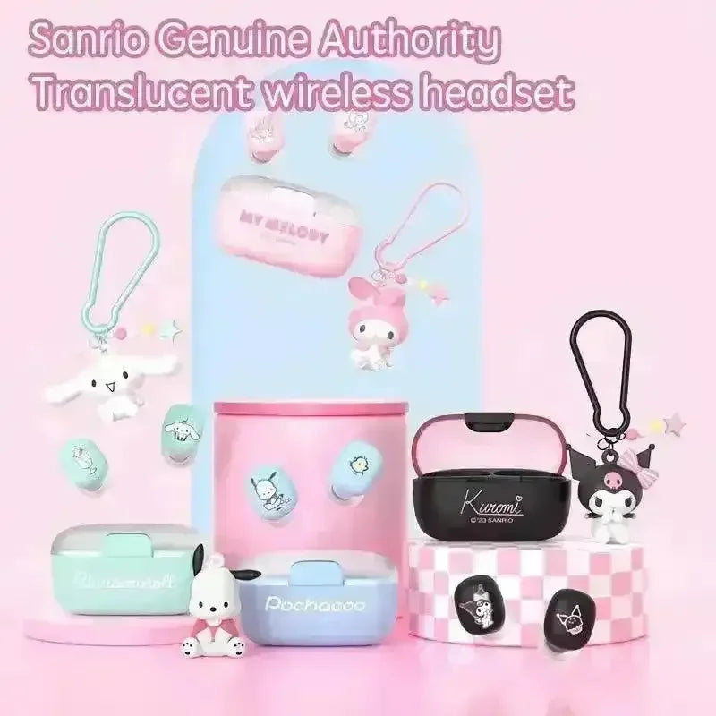 Stylish Sanrio Wireless Touch Control Earphones - Bear Hugs