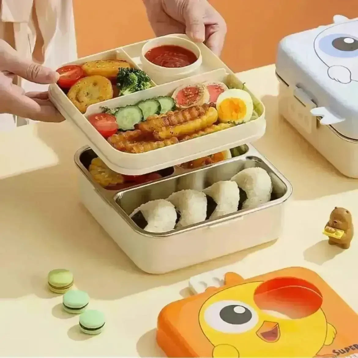 Super Animal 3D Leak-Proof Lunch Box - Bear Hugs