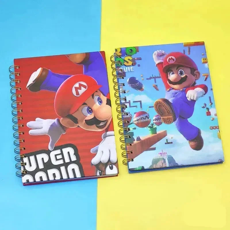 Super Mario A5 Spiral Notebook - Bear Hugs