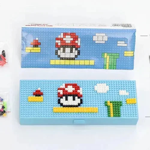 Super Mario Building Blocks Pencil Box - Bear Hugs