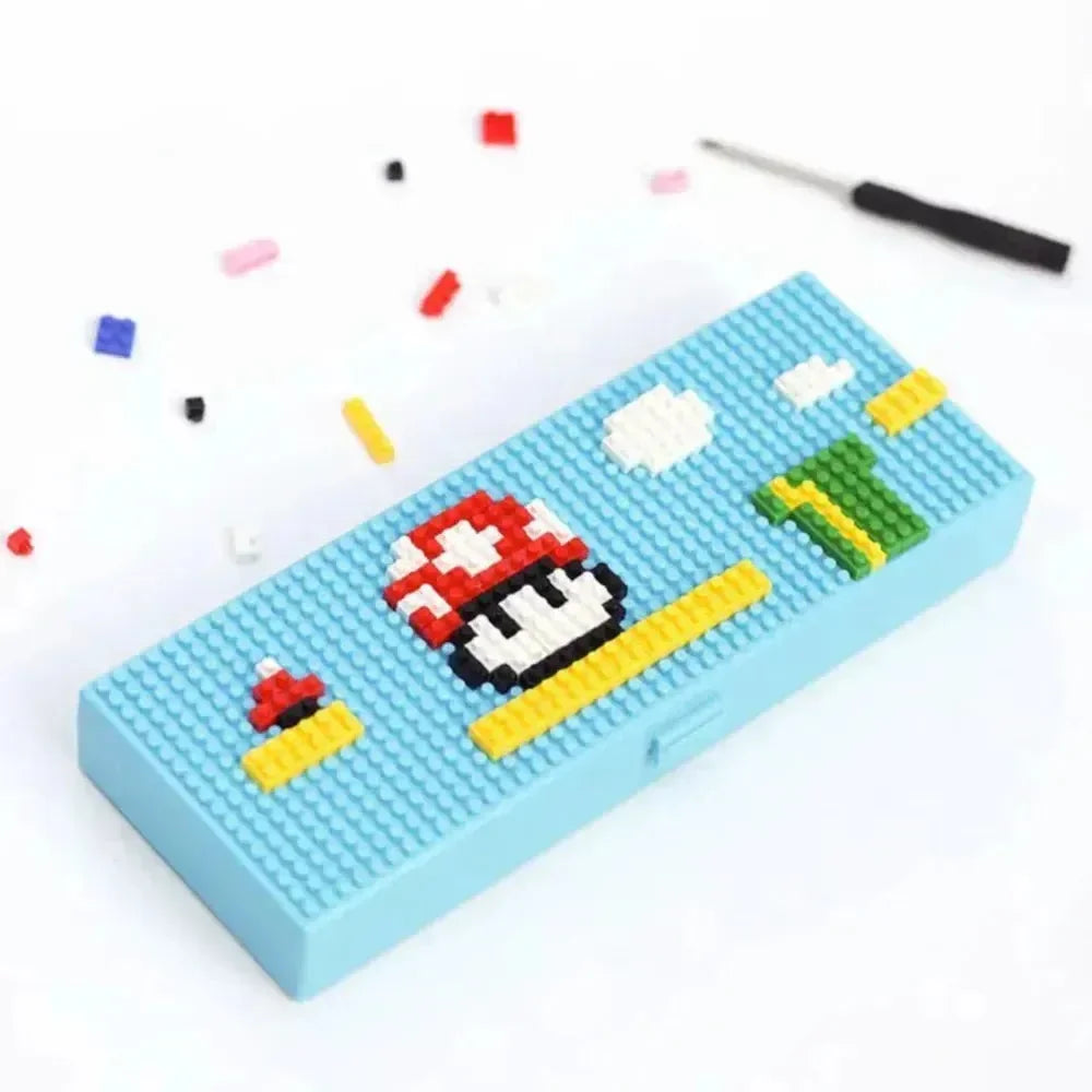 Super Mario Building Blocks Pencil Box - Bear Hugs