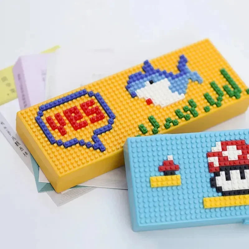 Super Mario Building Blocks Pencil Box - Bear Hugs