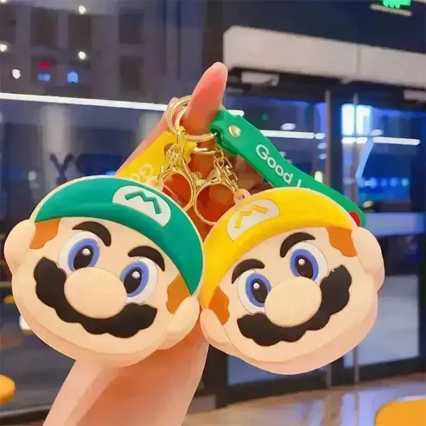 Super Mario Silicon Coin Pouch Keychain