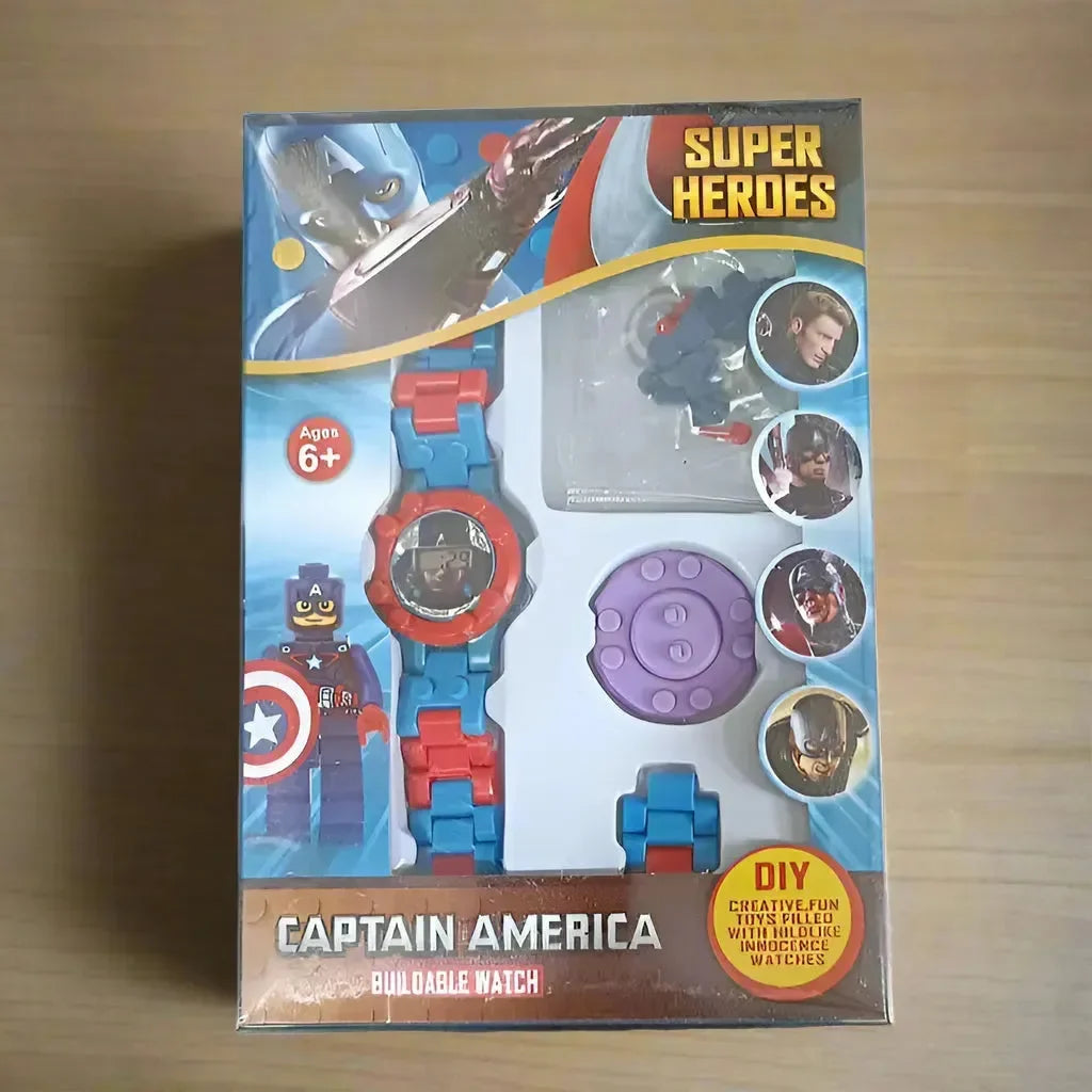 Superhero Time Building Block Watch - Bear Hugs