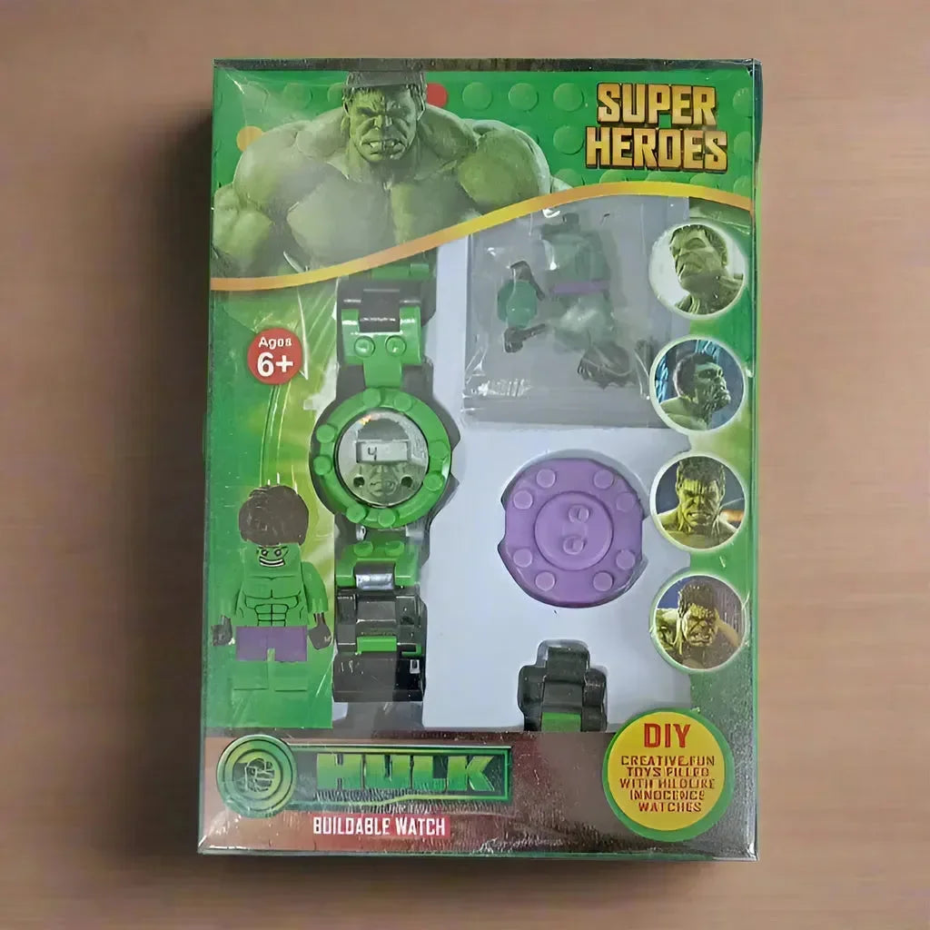 Superhero Time Building Block Watch - Bear Hugs