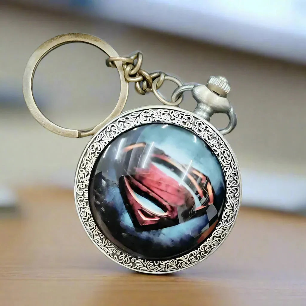 Superman Pocket Watch Keychain - Bear Hugs