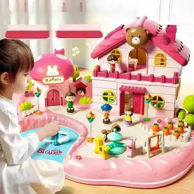 Surprise City Unique Magnetic Doll Cottage - Bear Hugs