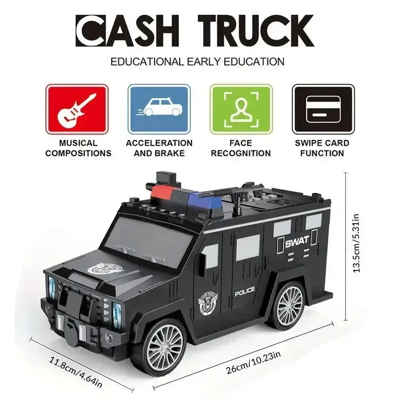 SWAT Cash Truck Piggy Bank - Bear Hugs