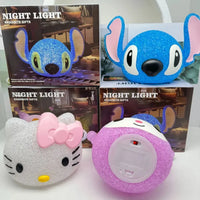 Sweet Dreams Glitter Night Light - Bear Hugs