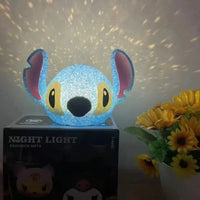 Sweet Dreams Glitter Night Light - Bear Hugs