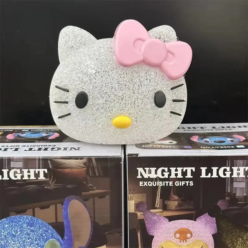 Sweet Dreams Glitter Night Light - Bear Hugs
