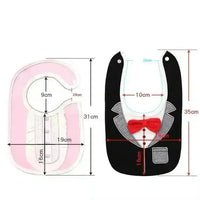 Tailored Collar Children's Waterproof Bib - Bear Hugs