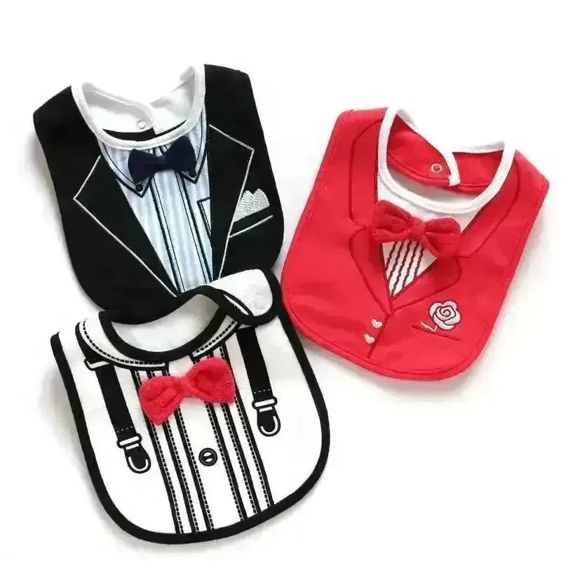 Tailored Collar Children's Waterproof Bib - Bear Hugs