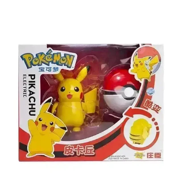 Pikachu 1Takara Tomy Pokimoen Pokeball Set
