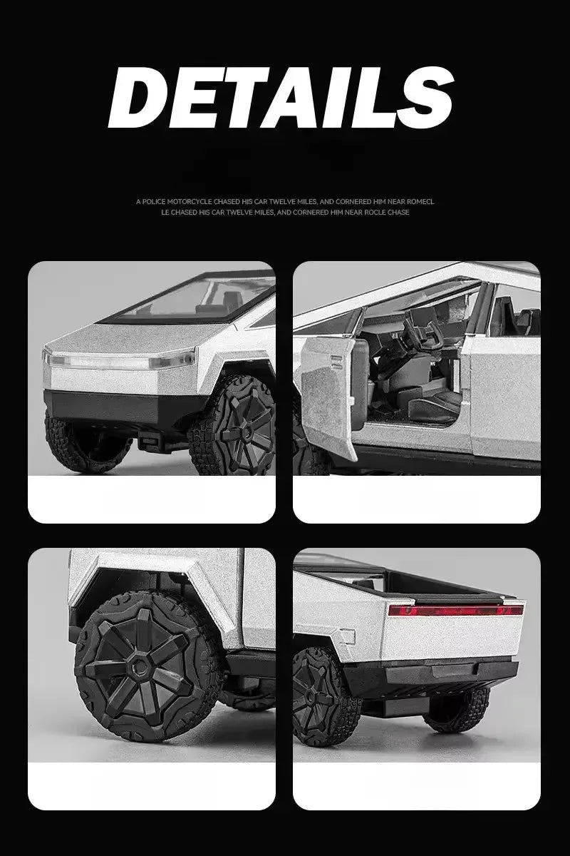 Tesla Cybertruck Diecast 1:36 Scale Model - Bear Hugs