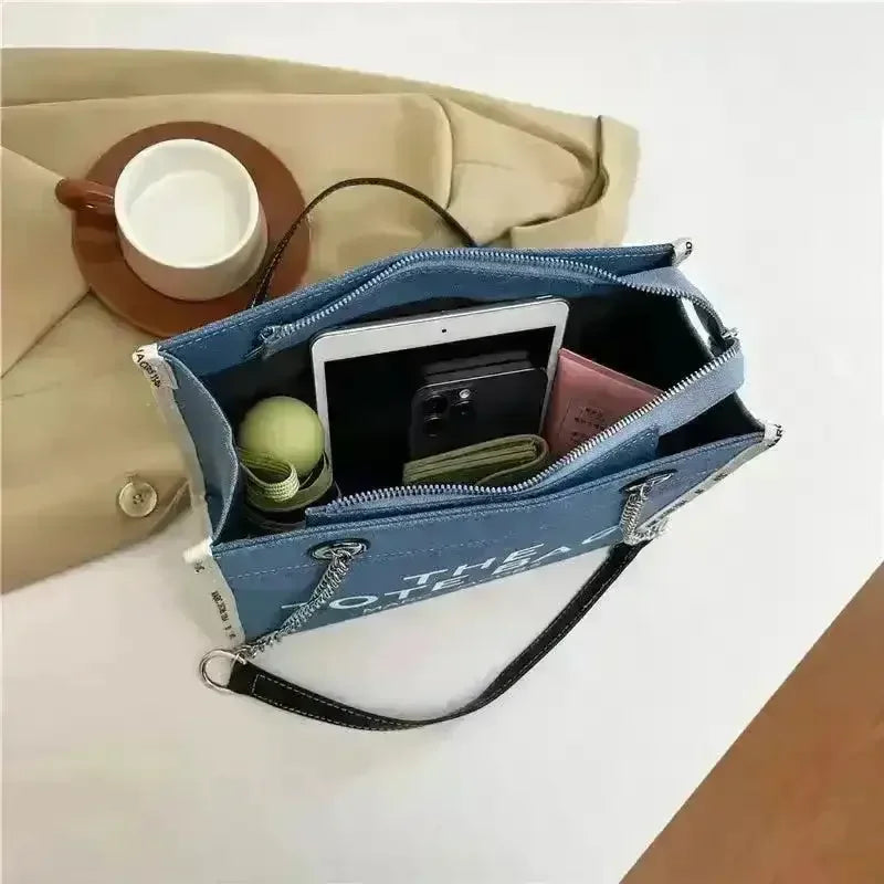 The Denim Tote Bag - Bear Hugs