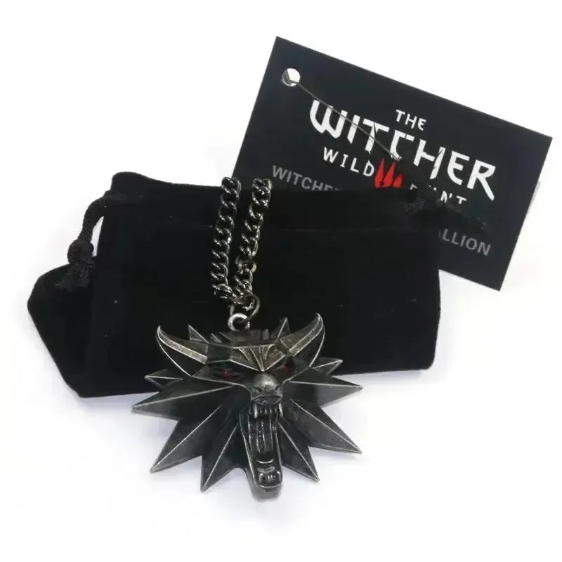 The Witcher Glowing Wolf LED Pendant - Bear Hugs