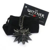 The Witcher Glowing Wolf LED Pendant - Bear Hugs