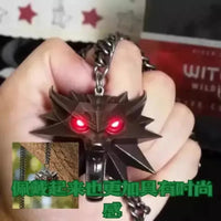 The Witcher Glowing Wolf LED Pendant - Bear Hugs