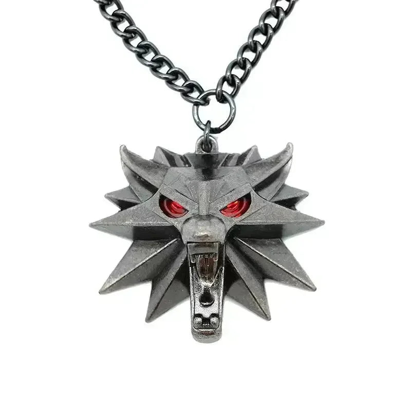 The Witcher Glowing Wolf LED Pendant - Bear Hugs