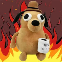 This is Fine Meme Dog Plushie (25 cm) - Bear Hugs