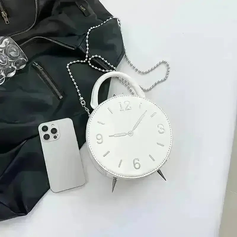 Timeless Round Clock Handbag - Bear Hugs