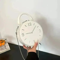 Timeless Round Clock Handbag - Bear Hugs