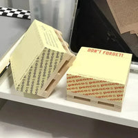 Tiny Wooden Crate Sticky Notes - Bear Hugs