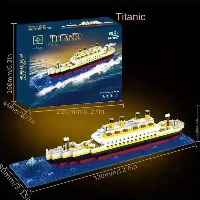 Titanic Ship Building Blocks - Bear Hugs