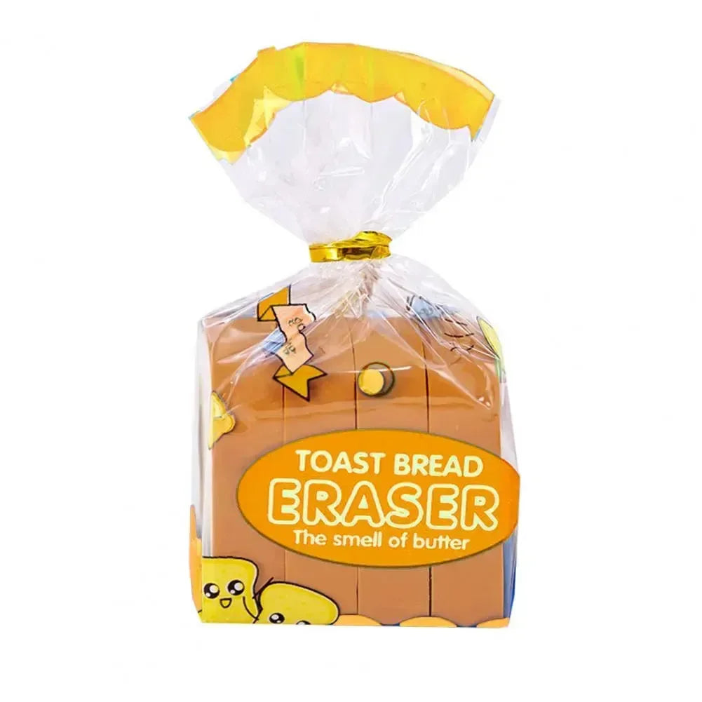 Toast Time Pencil Eraser (Set of 4) - Bear Hugs